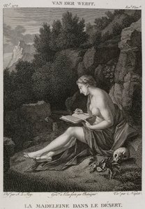 Denis-Sébastien Leroy, Chataigner og Niquet - Magdalene i ørkenen, efter Adriaen van der Werff - 1802-1815 af Denis Sebastien Leroy