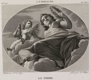 Denis-Sébastien Leroy et Le Villain - Jorden, efter Ludovico Carracci - 1802-1815 af Denis Sebastien Leroy