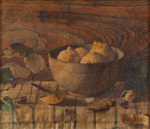 Skålen med citroner (olie på lærred) af Denis William Eden