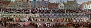 Ommegang i Bruxelles den 31. maj 1615: Notre Dame de Sablon procession
