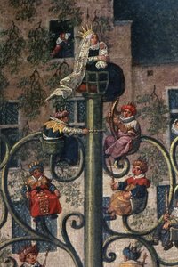Ærkehertuginde Isabellas triumf i Bruxelles Ommeganck søndag den 31. maj 1615, detalje af bilen af stammen af Jesse, 1615 (detalje af 75629) af Denys van Alsloot