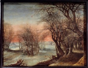 Vinterlandskabsmaleri af Deny Van Alsloot (1570-1628) af Denys van Alsloot