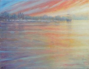 Af Chapman, Stockholm, 2022 (Oil on Canvas) af Derek Hare