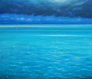 Dreams Of Paradise, 2020 (Olie on Canvas) af Derek Hare