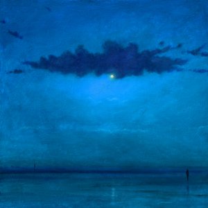The Illusion Of Calm, 2022 (Olie on Canvas) af Derek Hare