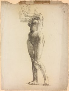 Et studie af en kvindelig figur af Derwent Lees