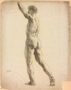 Et studie af en mandlig figur