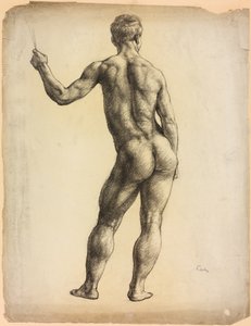 Et studie af en mandlig figur