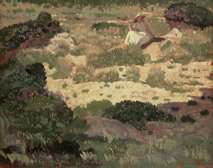 Nær Cassis, 1913 (panel) af Derwent Lees