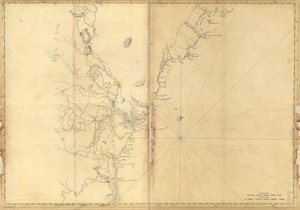 (New Englands kyst fra Cape Elizabeth, Me. til Newburyport, Mass. LOC 77693969 af Joseph F. W. Des Barres