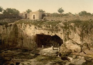 Kongernes grave, Jerusalem, Det Hellige Land, ca. 1890-c. 1900 (fotokromtryk)
