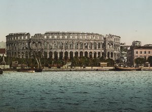 Arena del Mare, Pola, ca. 1900 (fotomekanisk tryk) af Detroit Publishing Co.