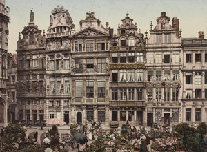 Grand Place, Bruxelles, ca. 1900 af Detroit Publishing Co.