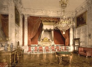Grand Trianon, kejserindens kammer, Versailles, ca. 1890-1900 af Detroit Publishing Co.