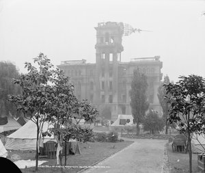 Hall of Justice, Portsmouth Square, San Francisco af Detroit Publishing Co.
