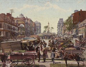 Jacques Cartier Square, Montreal, 1901 af Detroit Publishing Co.