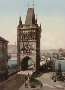 Old Town Bridge Tower, Prag, 1905 af Detroit Publishing Co.