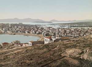 Havn i Piræus, 1905 af Detroit Publishing Co.