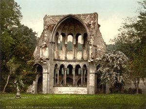 Ruinerne af Heisterbach Abbey, Nordrhein-Westfalen, Tyskland, ca. 1900 af Detroit Publishing Co.