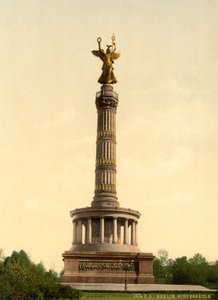 Triumfsøjlen, Berlin, Tyskland, ca. 1900 af Detroit Publishing Co.
