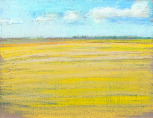 In Our Valley, 2023 (pastel på papir)