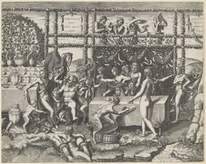 Bryllupsfest for Amor og Psyche (midterste del)