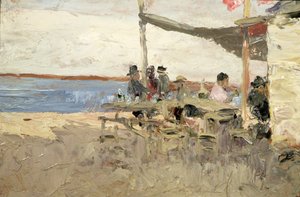 Picnic ved siden af havet