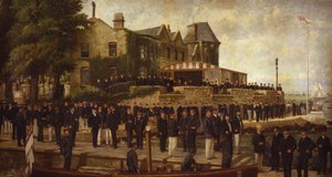 Sammensat portræt af medlemmer af Royal Yacht Squadron, 1895 af Dickinson and Foster