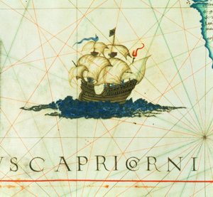 Tilføj 5415A f.11 Galleon i fuld sejl, detalje fra "Opus Geographicum"