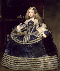 Infanta Margarita Teresa i en blå kjole af Diego Velázquez