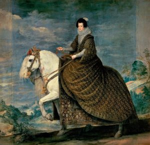 Isabella von Bourbon af Diego Velázquez