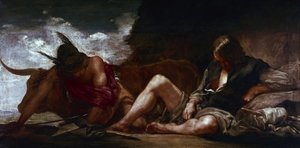 Mercury and Argo, ca. 1659 (olie på lærred)