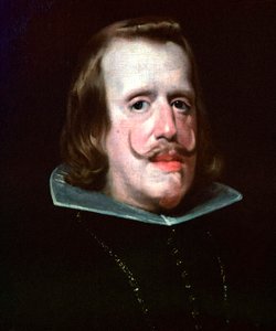 Maleri af kong Filip IV af Spanien, 1500-tallet. af Diego Velasquez