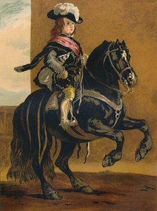 En elev fra La Haute Ecole - Don Balthazar, Spædbarn fra Spanien, c1640, c1879. af Diego Velázquez