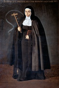Abbedisse Jeronima de la Fuente, 1620. af Diego Velázquez