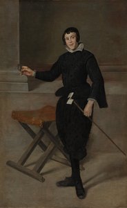 Portræt af narren Calabazas, ca. 1631-32. af Diego Velázquez