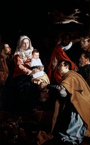Magiernes tilbedelse, 1619. af Diego Velázquez
