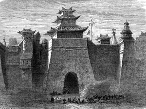 Mure og port i PEKIN, Kina