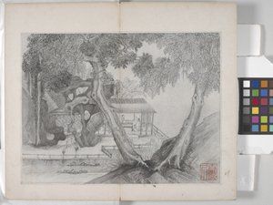 Album Of Landscape Paintings (blæk på papir)