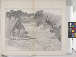 Album Of Landscape Paintings (blæk på papir)