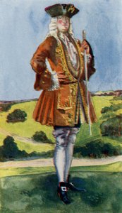 Mands kostume under George I (1714-1727) af Dion Clayton Calthrop