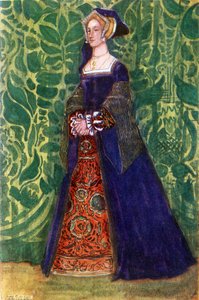 Kvindekostume under Henry VIII (1509-1547) af Dion Clayton Calthrop