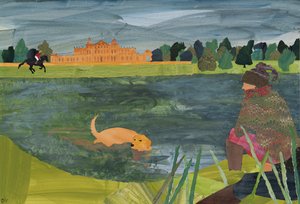 Badminton (collage) af Dione Verulam