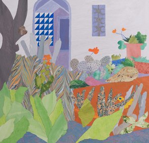 Isolation i Paradis (collage) af Dione Verulam