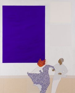 Klein inspirerer til dans, 2020 (collage) af Dione Verulam