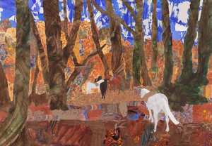 Riding Rest, 2020 (collage)