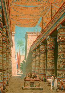 Interiør af et palads for en egyptisk hersker