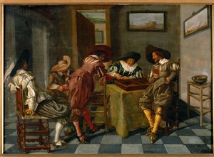 Kortspillere af Dirck Hals