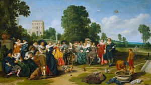 Den franske fest af Dirck Hals