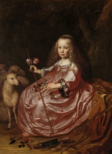 Portræt af Clara Alewijn, 1644